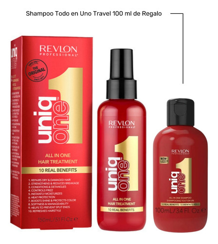 Pack Uniq One All In One + Shampoo 100 Ml Travel Revlon