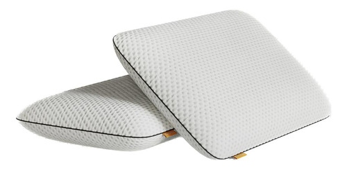 Kit Com 2 Travesseiros Memory Visco - Emma Basics Cor Branco