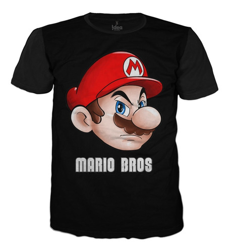 Camiseta De Mario Bros Para Adultos Y  Niños Clasica