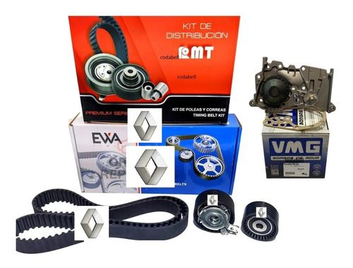 Kit Distribucion Renault Sandero / Scenic K4m 1.6 16v + Bomb