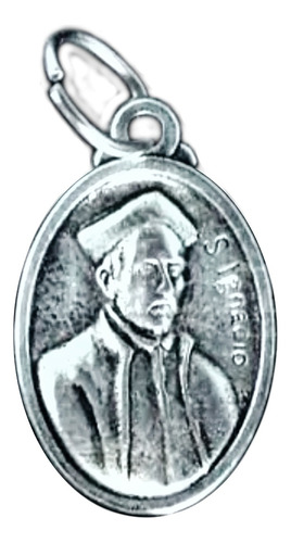 Medalla Metalica Ovalada  San Ignacio  Paquete De 12pz  