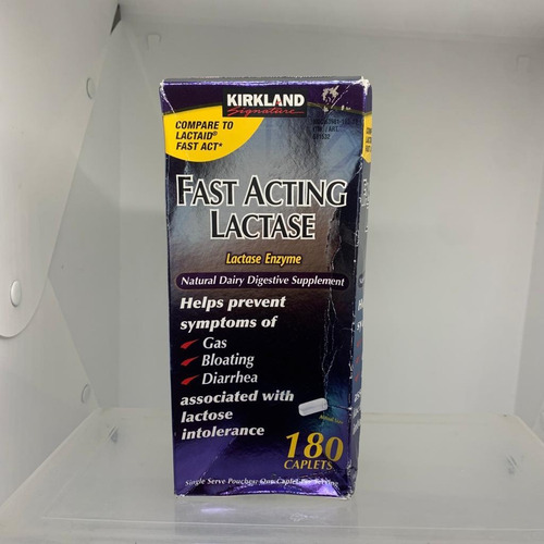 Imagen 1 de 1 de * * 2023 * Lactase Enzyme Fast Acting - 180 Cap