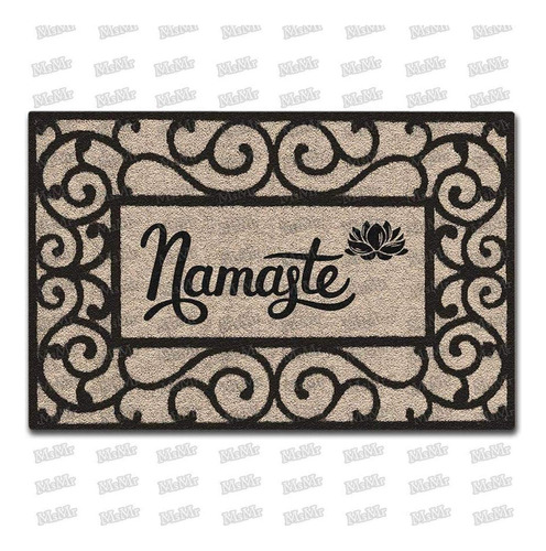 Msmr Alfombra Entrada Divertida Namaste Rectangular Para No