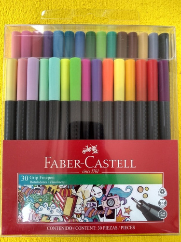 Finepen Faber Castell X30 Rotuladores Finepen Grip