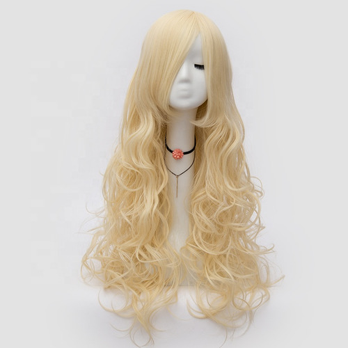 Peruca Shugo Chara, 80 Cm De Comprimento, Encaracolada, Mash