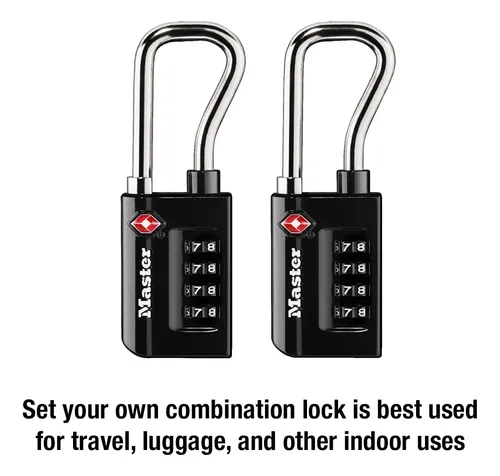 Candado Para Equipaje Master Lock 4696t, Aprobado Por La Tsa
