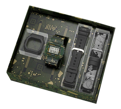 Reloj Casio G-shock Dwe5600cc-3d Circuit Board Oficial Cuota