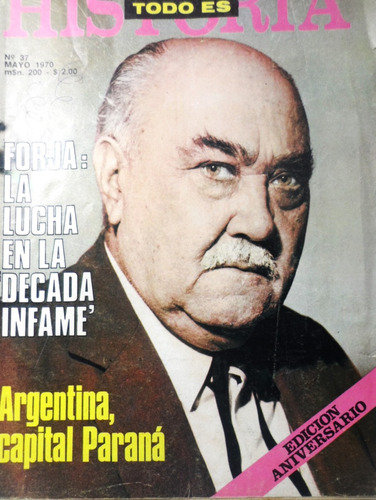 Revista Todo Es Historia Mayo 1970 Numero 37