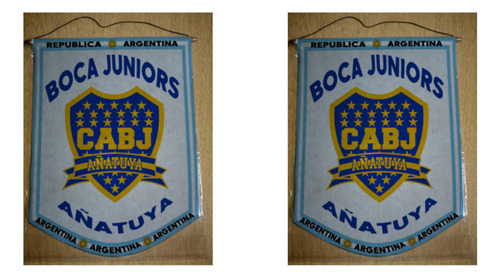 Banderin Grande 40cm Boca Juniors Añatuya