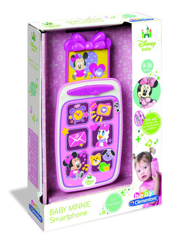 Disney Baby Minnie Mouse Smartphone Mimi Juguete Clementoni