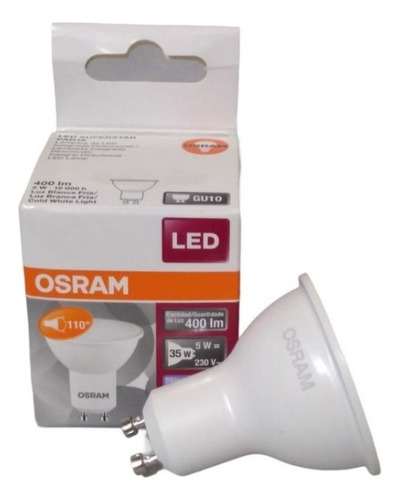 Dicroica Led Osram Par 16 4w 850 Luz Blanca Equivalencia 35w