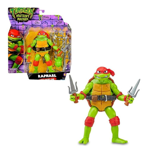 Tortugas Ninja Figura Articulada 10 Cm Raphael Coleccion Ed