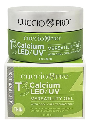 Gel Cuccio Pro T3 Calcium Led/uv Versatility Thin 28g