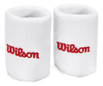Comprar Par De Muñequeras Wilson Tenis Padel Color Blanco Absorbente Unisex