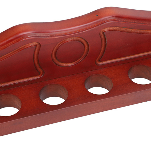 Soporte De Pared Para Piscina, 6 Agujeros, Madera