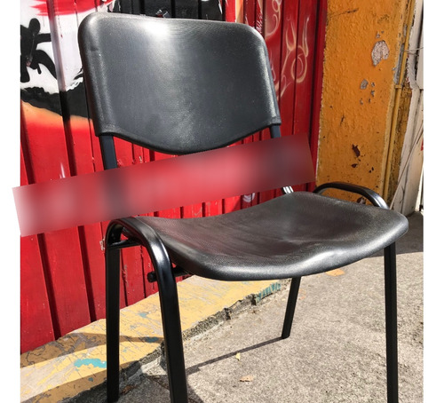 Imagen 4 de 5 de 2 Silla De Visita De Plastico Reforzada Ergonomica 2 Pzas