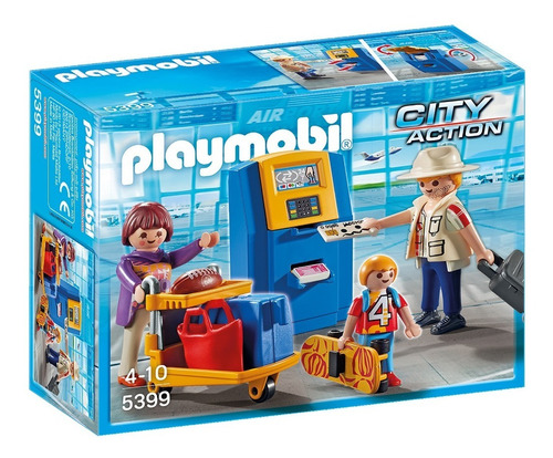 Playmobil Family At Check-in / Familia En El Check-in 5399
