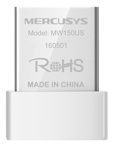 Tarjeta De Red Usb Inalambrica Mw150us Mercusys 150 Mbp Mv