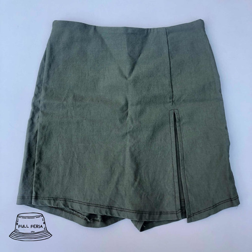 Pollera Pantalón Verde Militar