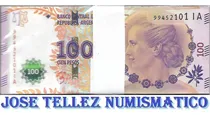 Comprar Fajo 100 Billetes Correlativos $ 100 Evita Unc Palermo