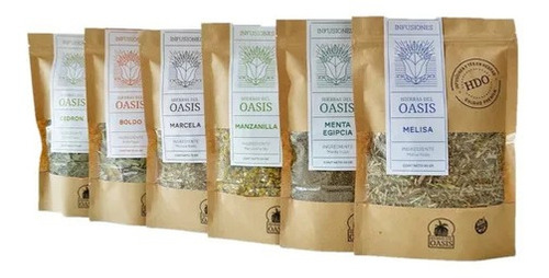 Te Infusion De Cedron En Hebras Oasis Hoja Pura X70gr