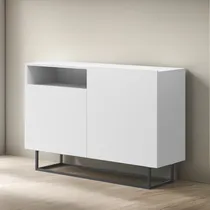 Comprar Aparador Alacena Vajillero Mdf Melamina Base De Hierro