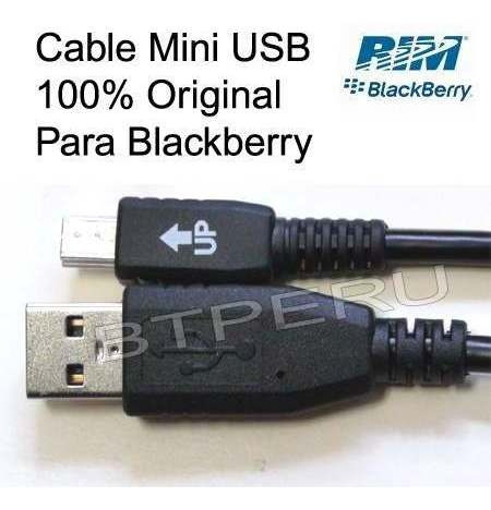 Cable Mini Usb Original Blackberry 8100 8300 8800 8320 8350i