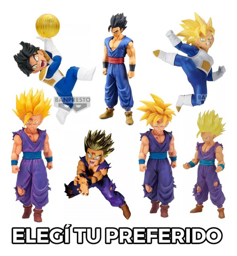 Figura Gohan Banpresto Anime Muñecos Dragon Ball Bandai