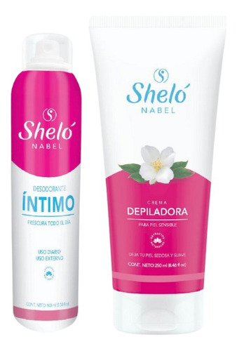 Desodorante Íntimo + Crema Depiladora Shelo