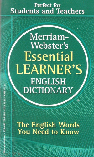 Merriam-webster's Essential  Learner's English Dictionary, De Equipo De La Editorial. Editorial Merriam-webster En Inglés