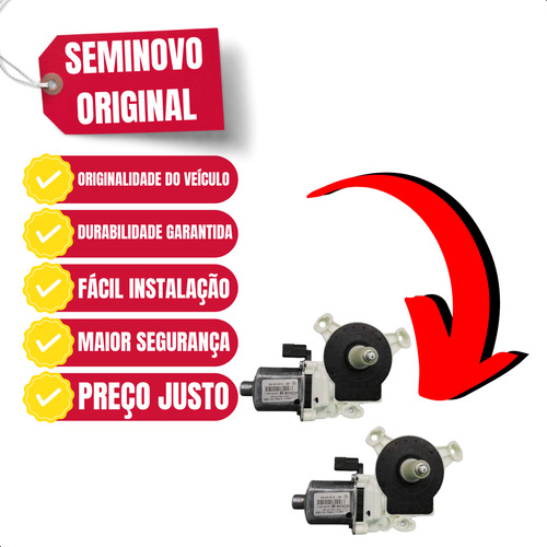 Kit 2 Motores Vidro Bosch Le Vw Gol G5 G6 G7 G8 2008 A 2023