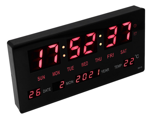 Nuevo Reloj De Fecha Electrónico Led Con Pantalla Grande Y D