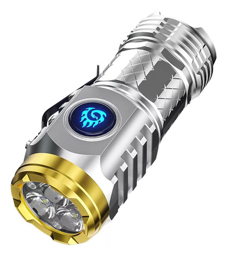 Mini Linterna De Bolsillo Portátil, Lámpara Led Recargable P