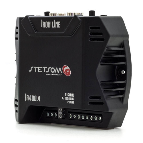 Modulo De Potencia Iron Line 400.4 Rms 2ohms 4 Canais Stetsom Cor Preto