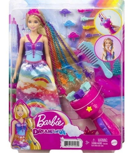 Barbie Dreamtopia Trenzas Mágicas Cabellos Mágicos Muñecas 