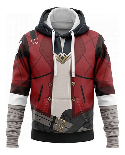 Sudadera Con Capucha Arcane Lol Jinx Jayce Vi Para Cosplay I