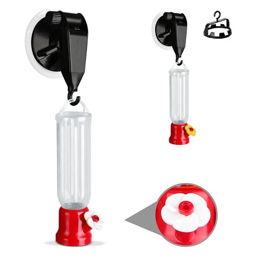 Hummingbird Feeder With Window Hanger- 2pcs Window Bird...