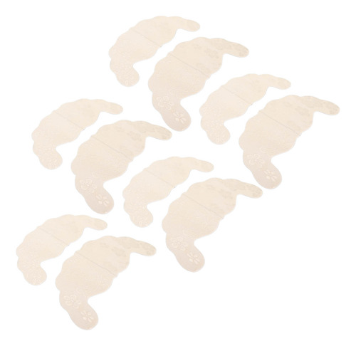 Pegatinas Desechables De Encaje Para El Pecho, 5 Pares, Con