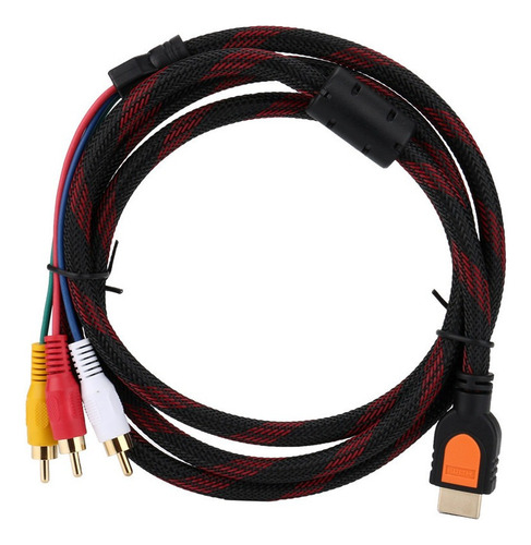 Adaptador De Cable Hdmi Macho A 3 Rca Av De Audio Y Vídeo De