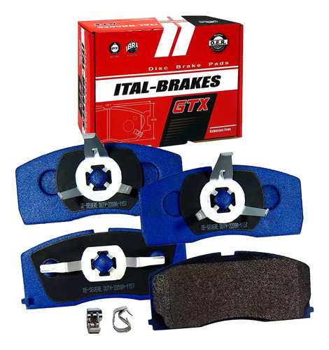 Pastillas Freno Mas Balatas Gtx Para Lifan 320 2009 2014 Kit