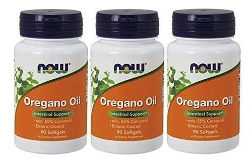 Now Foods Aceite De Oregano Enterico, 90 Capsulas Blandas