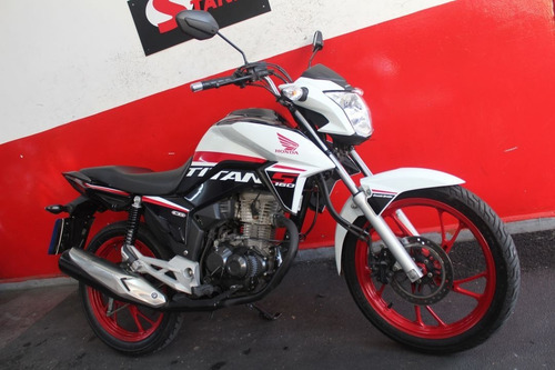 Imagem 2 de 11 de Honda Cg 160 Titan 160 S Cg Titan S 2020 Branca Branco