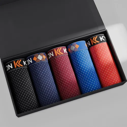 2x Kit 5 Cuecas Box Boxer Dry Fit Masculina Microfibra Premium - imagem 1