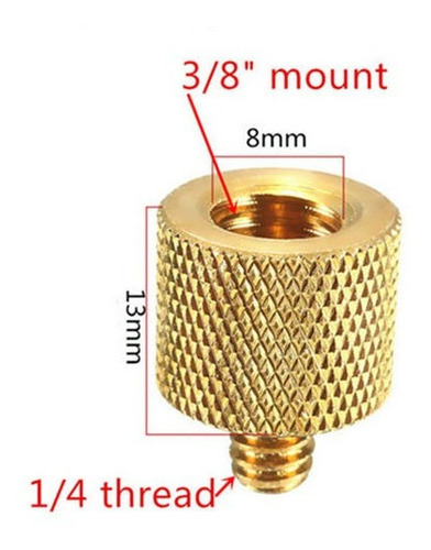 Adaptador De Hilo De 3/8'' A 1/4''