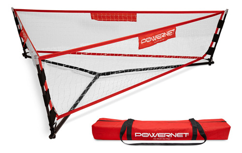 Powernet Rebotador De Triple Amenaza Para Futbol, Red De 3 L