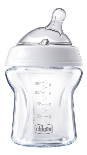 Imagen 1 de 4 de Chicco - Mamadera Natural Feeling Vetro Glass 0m 150ml