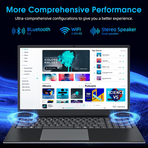 Computadora Portátil 17.3 Ddr4 8gb 512gb Ssd Webcam Hdmiwifi