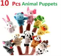 Comprar 10 Títeres De Dedo - Los Animales - 10 Modelos Diferentes
