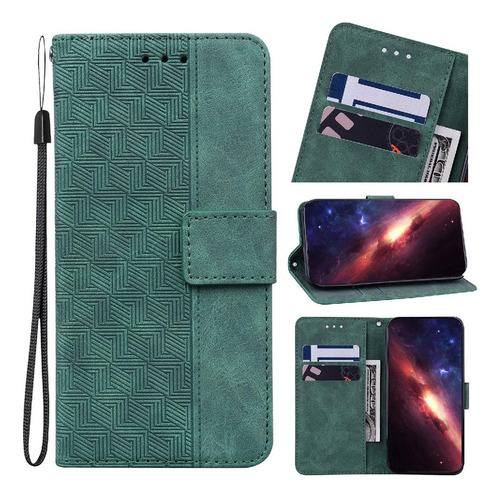 For Motorola Moto G53 5g Flip Folio Wallet Cover Pu Funda