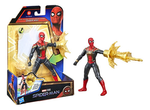 Figura De Acción Marvel Spider-man Aracno-giro 15 Cm